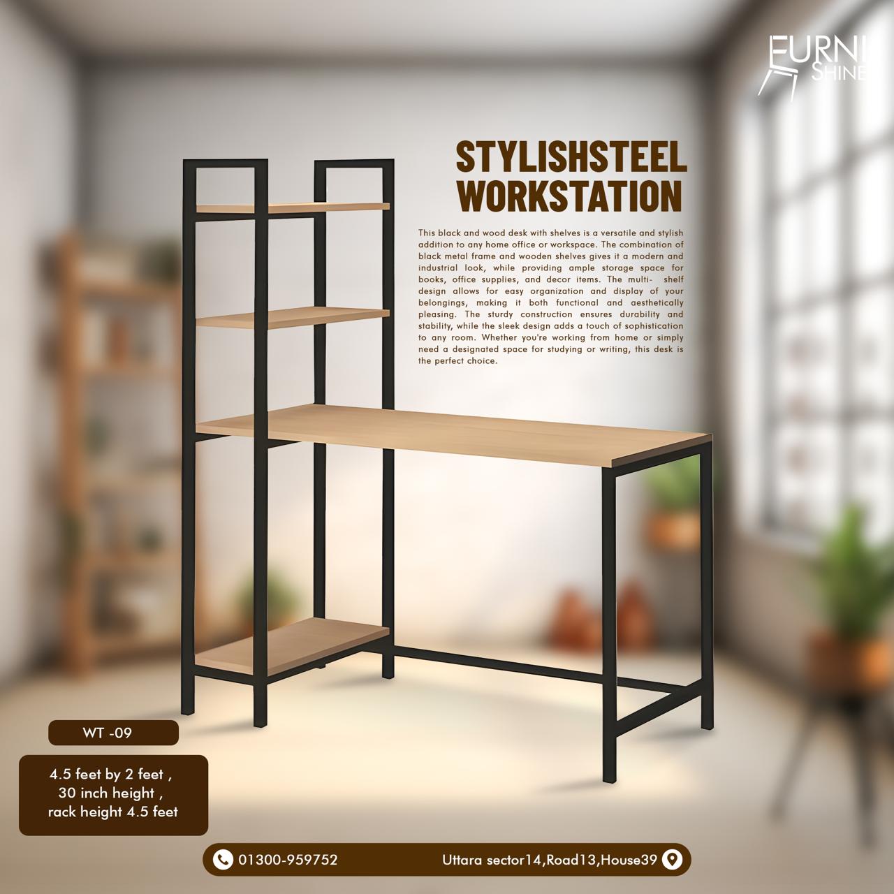 Stylishsteel Workstation