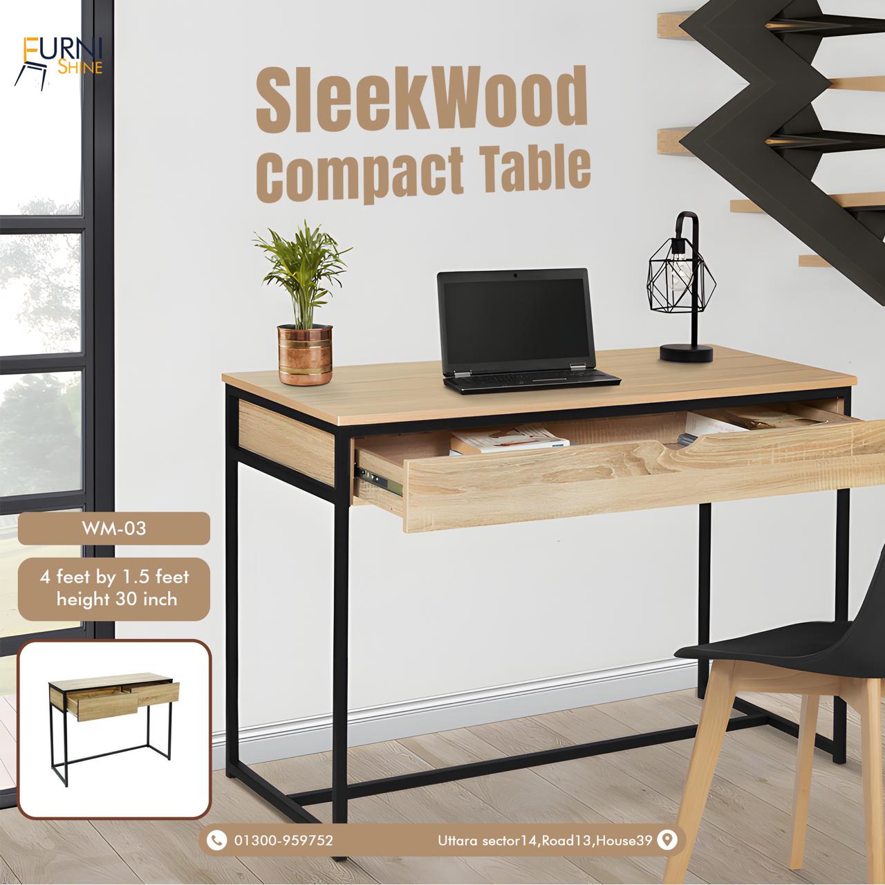 Sleek Compact Table – e-Furnishine