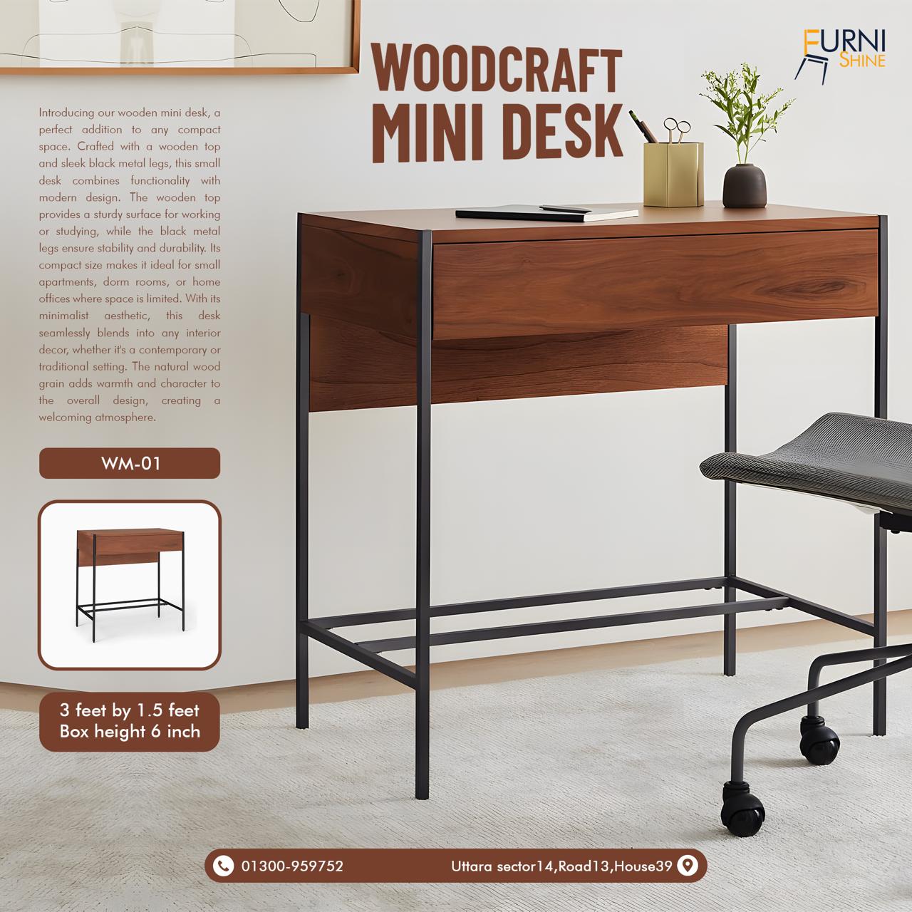 Woodcraft Mini Desk