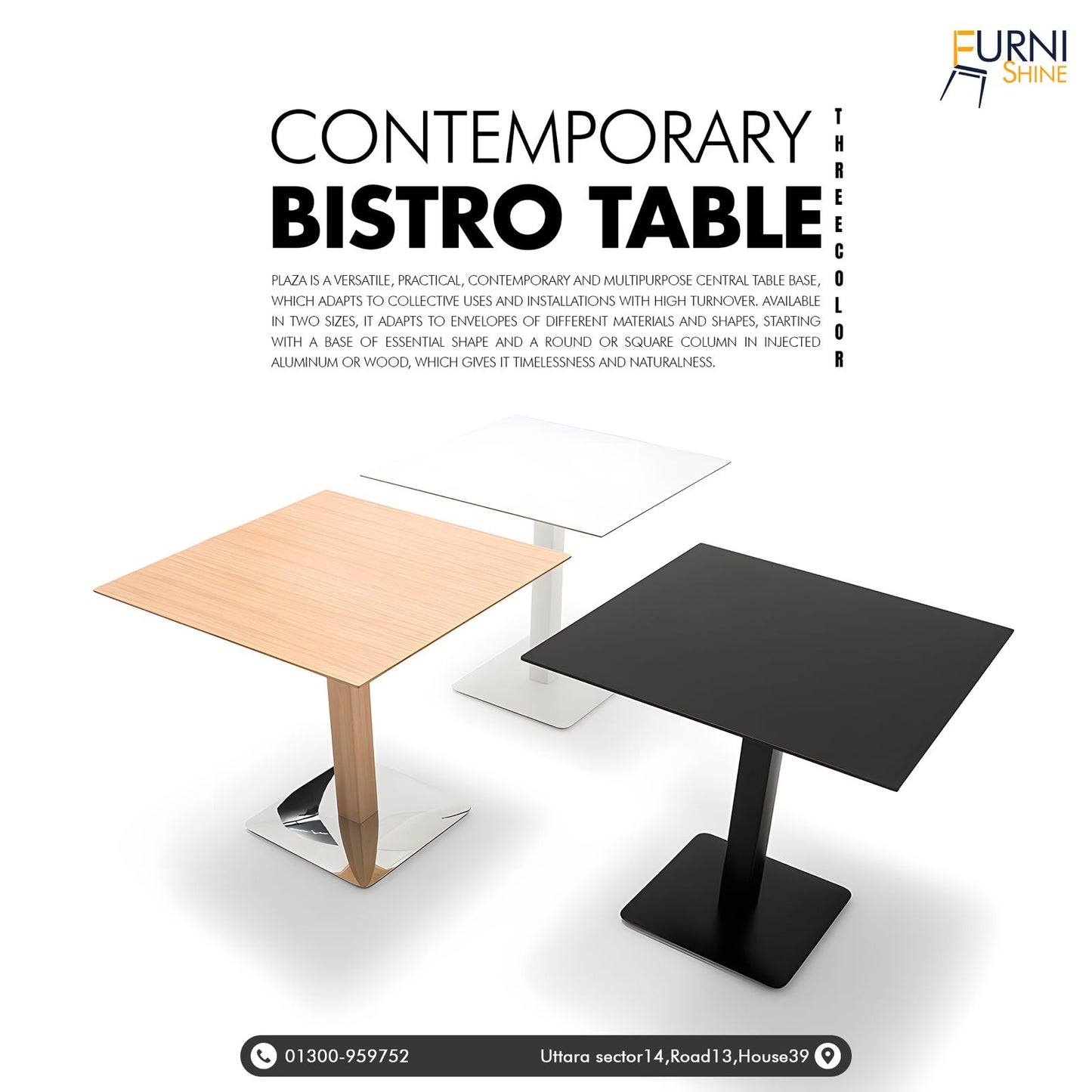 Contemporary Bistro Table