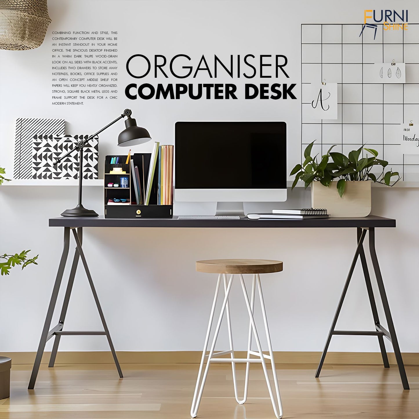 Organizer Computer Desk