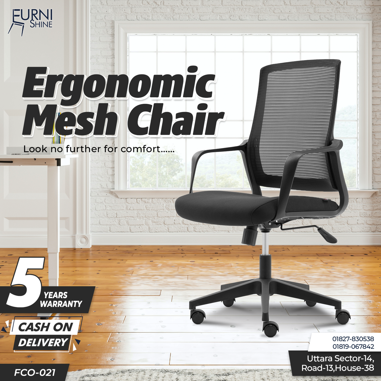 EARGONOMIC MASH CHAIR