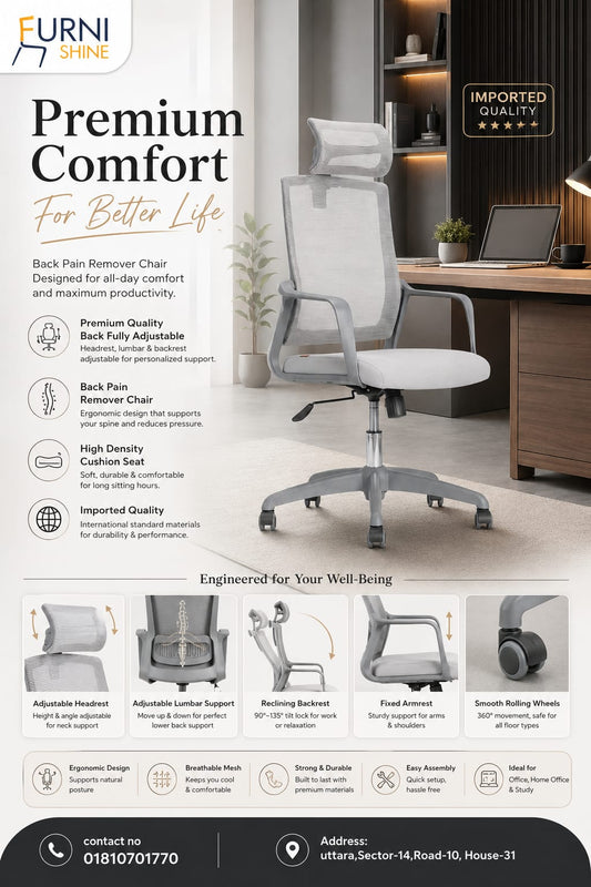 SpineGuard Pro™ Ergonomic Chair