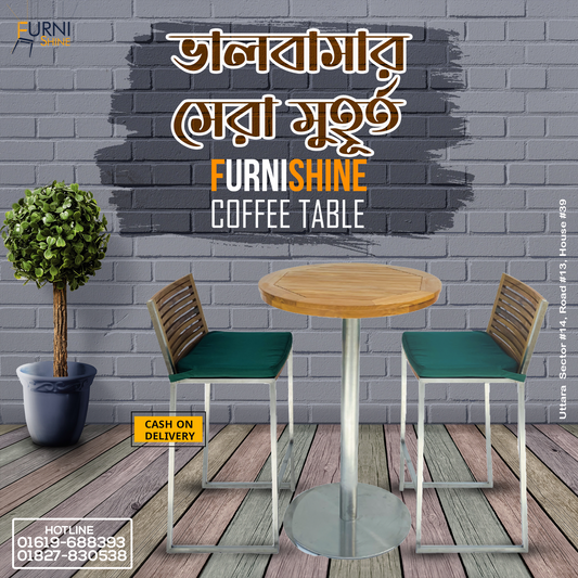 FurniShine Coffee Table Set